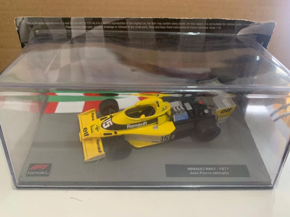 1/43 Miniaturas de F1 varios modelos