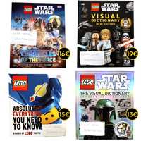 Diversos Livros LEGO (Alguns com minifiguras exclusivas)