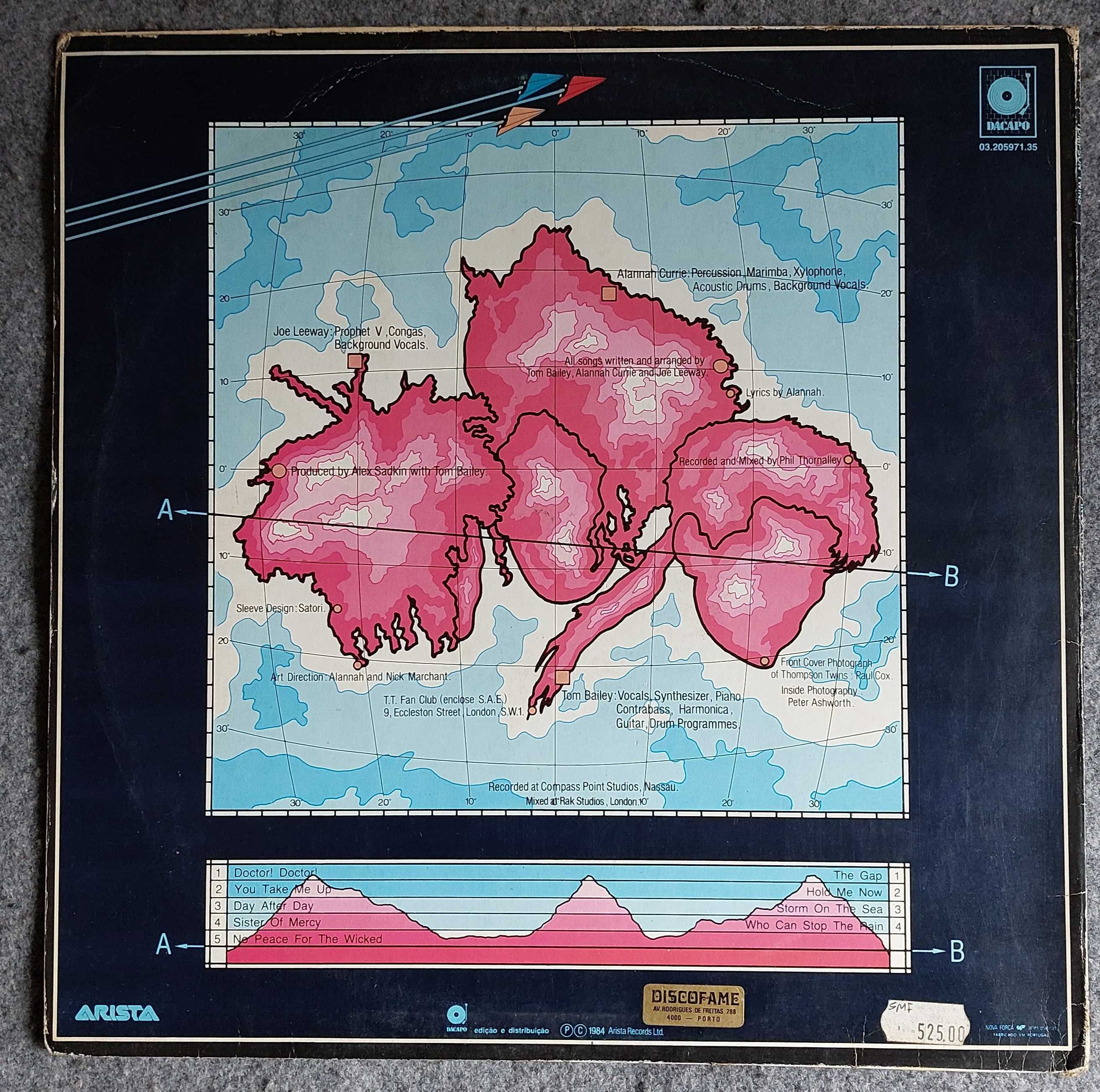 Vinil Thompson Twins - "Into the Gap"