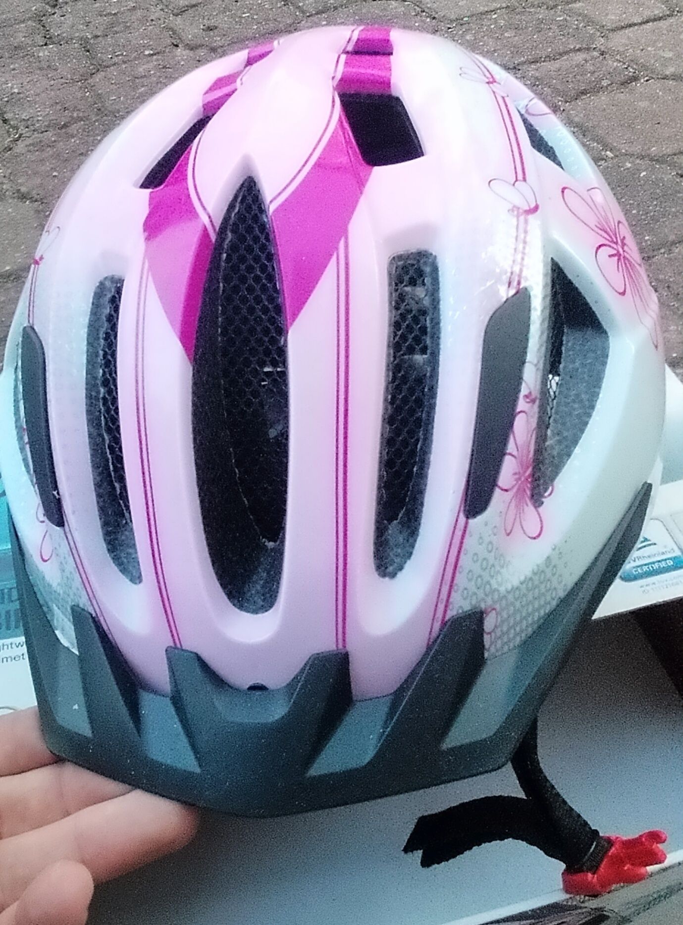 Kask rowerowy dziecięcy Nowy roz. 49-54