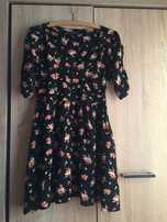 Sukienka w kwiaty moda damska