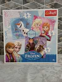 Puzzle Frozen Trefl 3w1