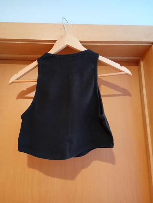 Top canelado Bershka