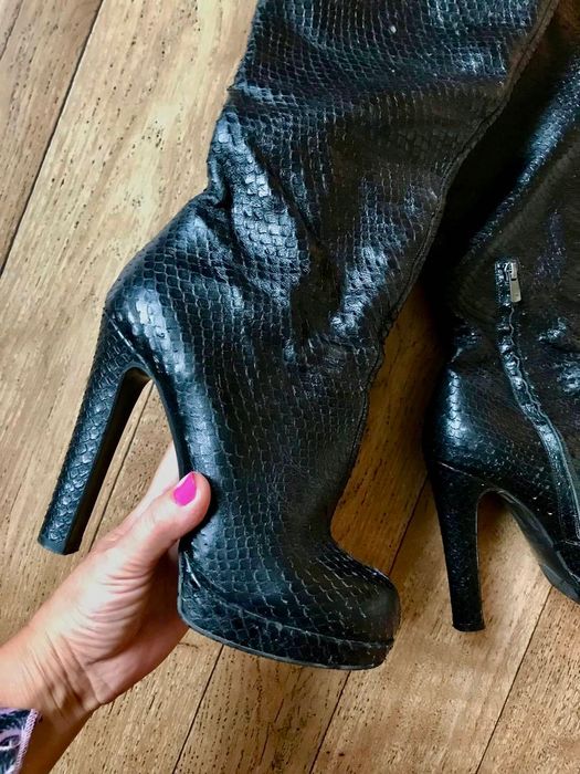 Бомбезные сапоги AlessandroAzzarini р39 38,5