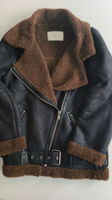Vendo casaco de couro sintético Zara