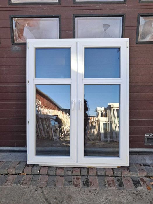 Okno dwuskrzydłowe 136x168 pcv do kamienicy mieszkania DOWÓZ CAŁY KRAJ