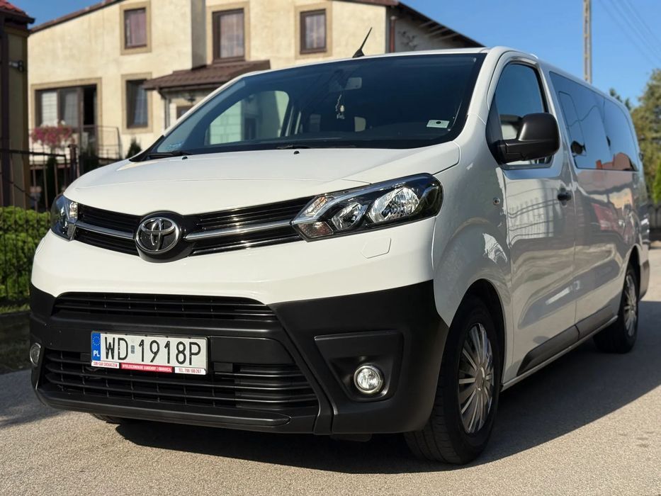 Toyota Proace Verso 1WŁ Salon PL FV23% Long 9 osób Czujniki parkowania 2.0 D-4D