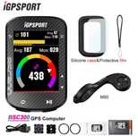 Licznik rowerowy z nawigacją iGPSPORT BSC300 + uchwyt + etui