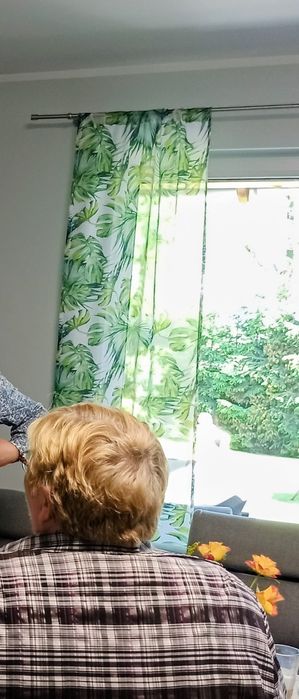 Zestaw obrazów, firan, zasłon w stylu Boho