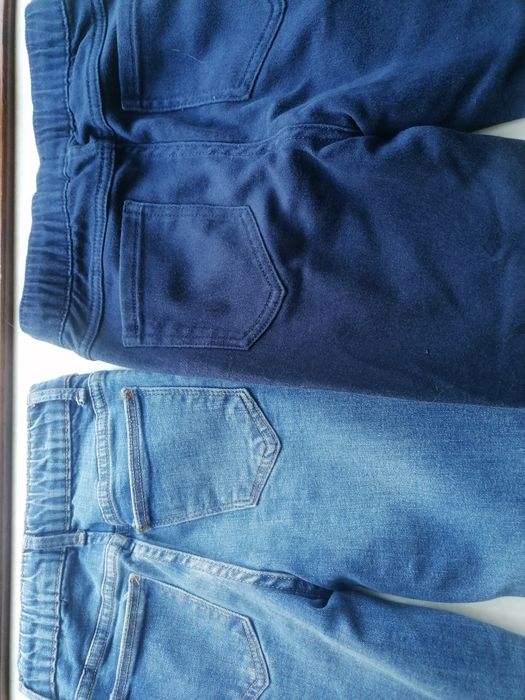 Spodnie chłopięce jeansy 2 szt.