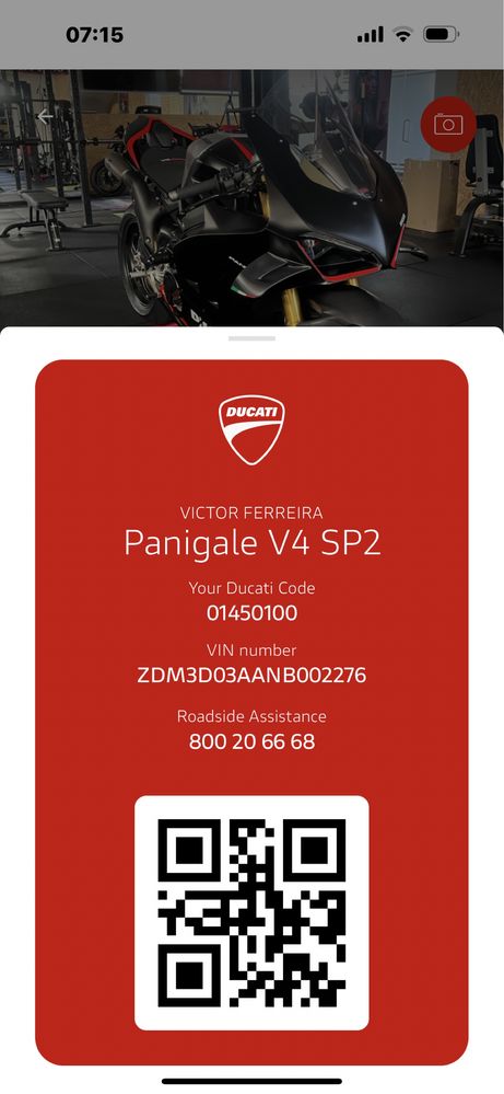 Ducati panigale V4 Sp2 winter test