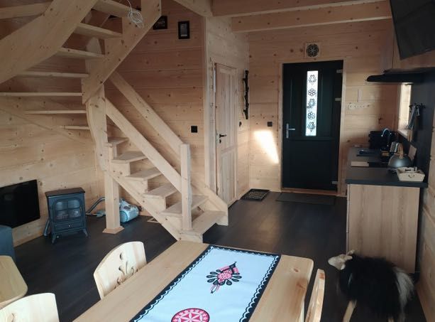 Domek w Tatrach z widokiem na góry , blisko Zakopane , Termy