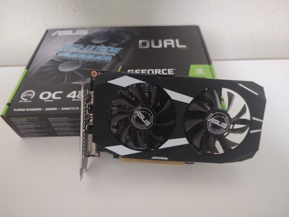 GTX 1650 asus dual 4 gb