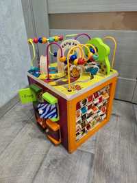 Розвивальна іграшка Battat Зоо-куб дерев'яний
