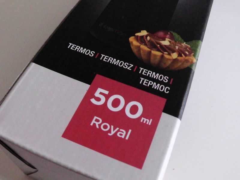 Termos Ambition Royal czarny 500ml filiżanka
