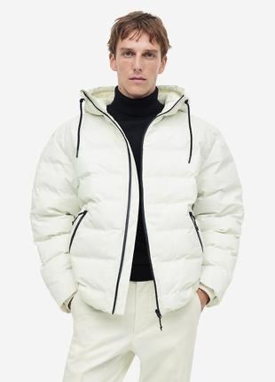Чоловічий водовідштовхуючий пуховик h&m