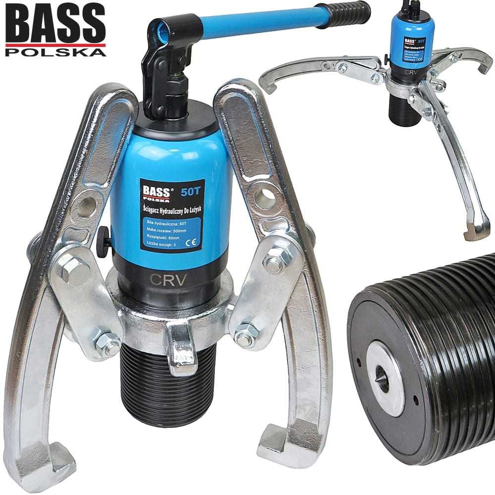 BASS POLSKA Ściągacz Hydrauliczny Łożysk 50t 500mm BP3164
