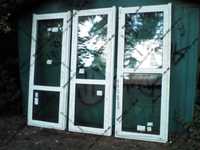 Двери стеклянные метало пластиковые 5 камерный REHAU 70 200*80
