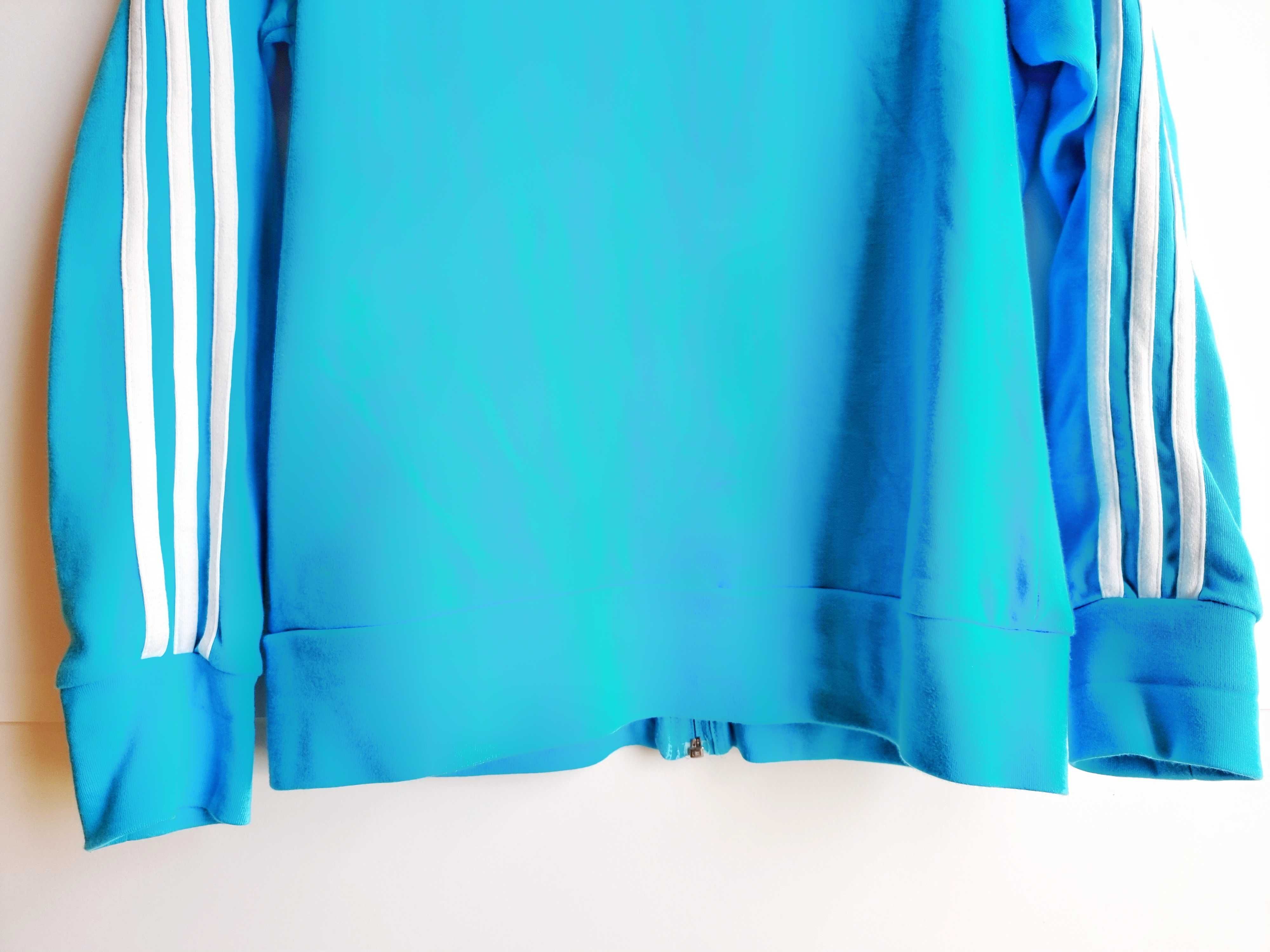 Casaco Adidas azul turquesa original