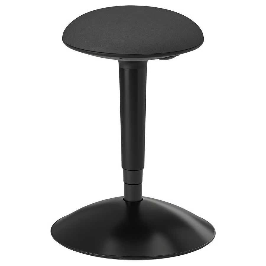 2x Stołek do biurka Ikea krzesło NILSERIK czarny biuro biurowy
Stołek