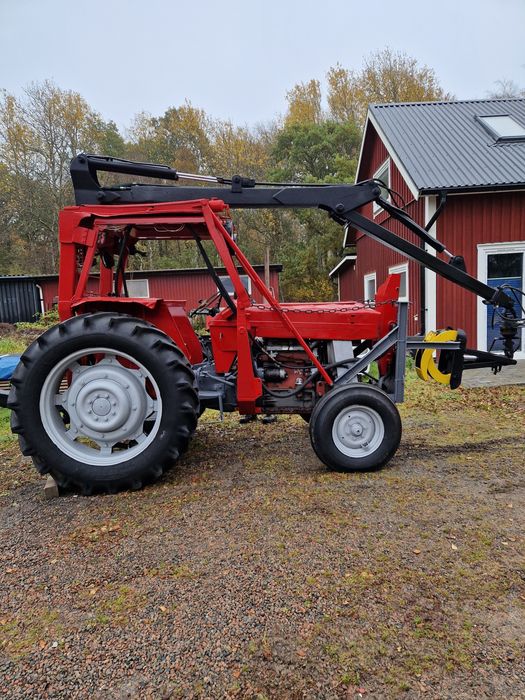 Ciognik Mf165  z hds do drzewa z przyczepom