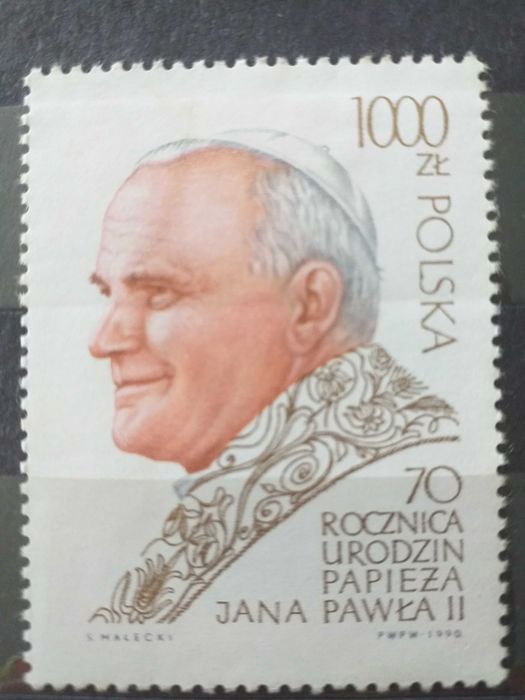 Znaczki  z papieżem