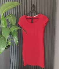 Czerwona sukienka na lato rozmiar S letnia sukienka