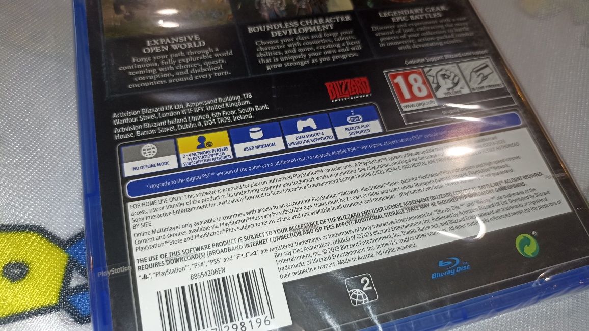 Diablo IV 4 PS4 (po polsku) nowa zafoliowana fabrycznie sklep