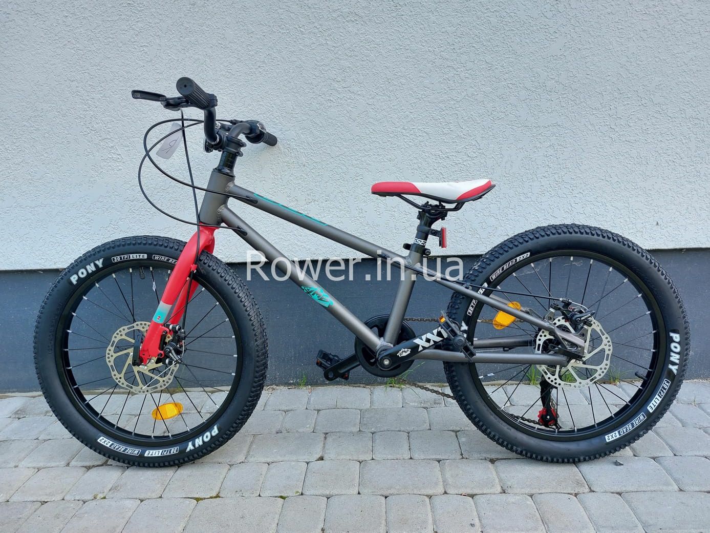 Дитячий алюмінієвий велосипед 6-8 років Crosser XMB Pro 20 Gray Red