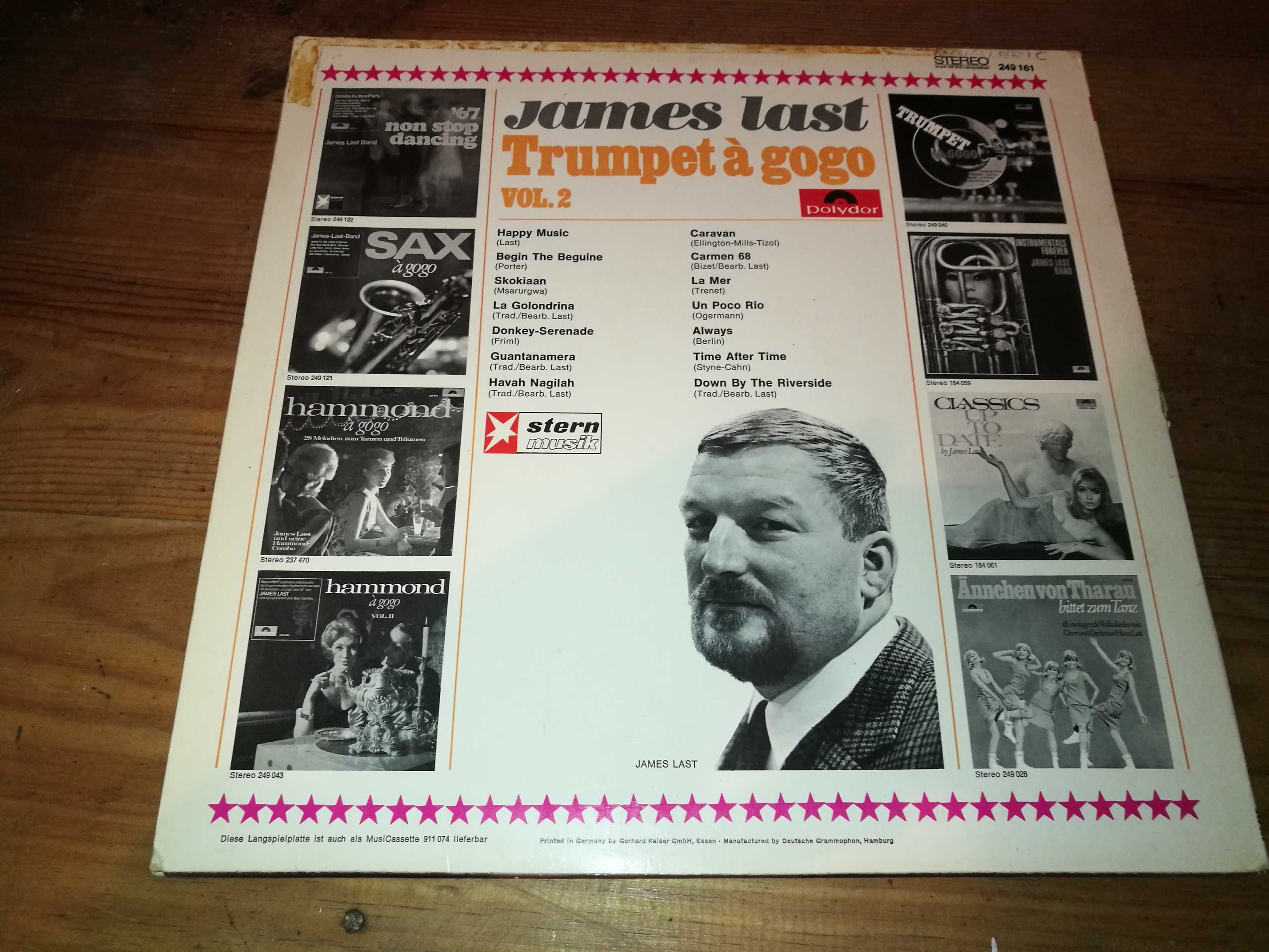 12 discos do JAMES LAST (preços diferentes)