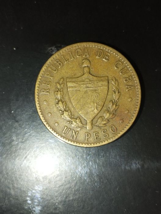 Moeda de 1 Peso 1985 de Cuba