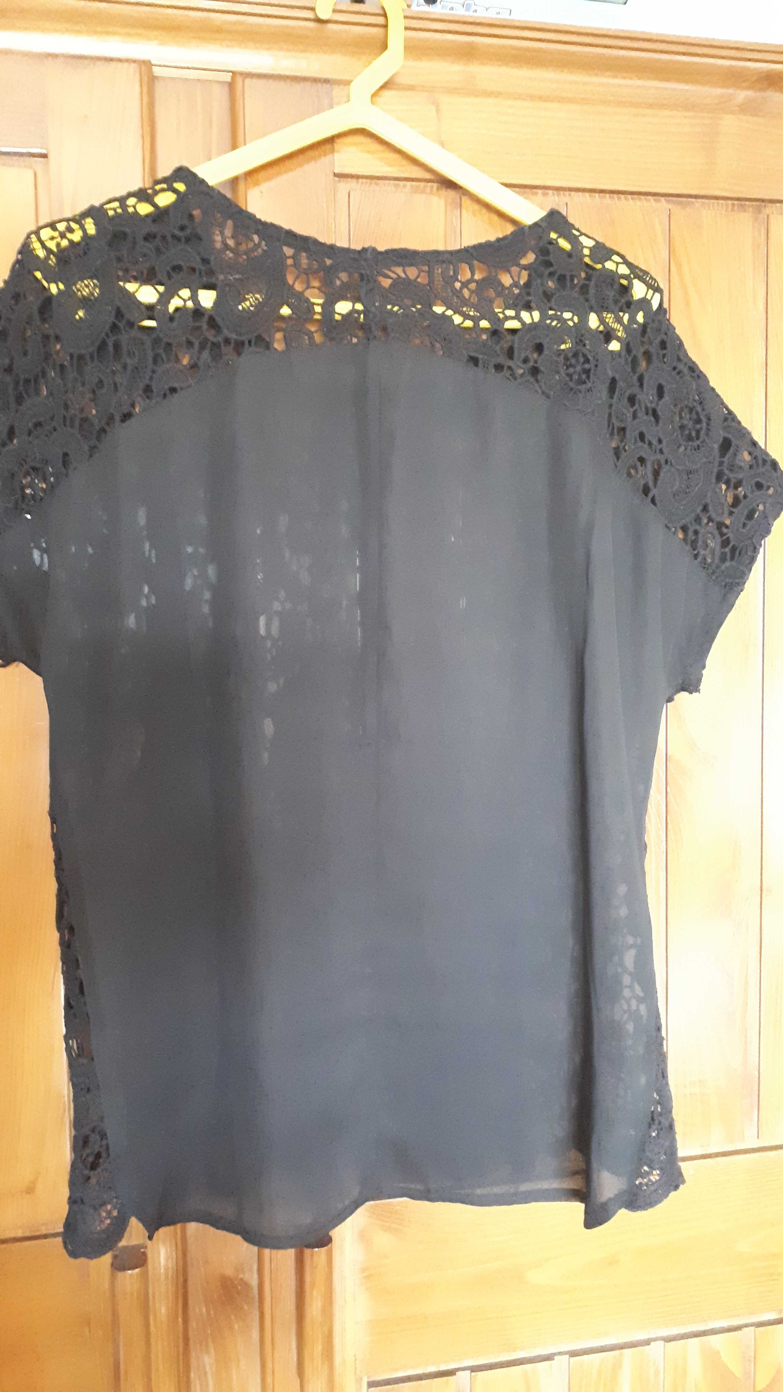 Blusa Preta Bordada Intimissimi Tam S