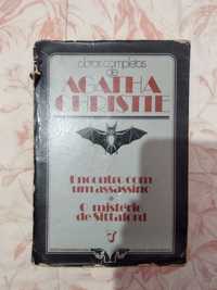 Livro obras completas de Agatha Christie encontro com um assassino