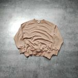 MĘSKA Bluza PREMIUM Bawełna Beżowa Haft Logo Center Nike Misio Casual
