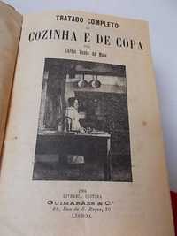 Tratado Completo Cozinha Copa 1904 (1ª-edição) CarlosBento Maia antigo