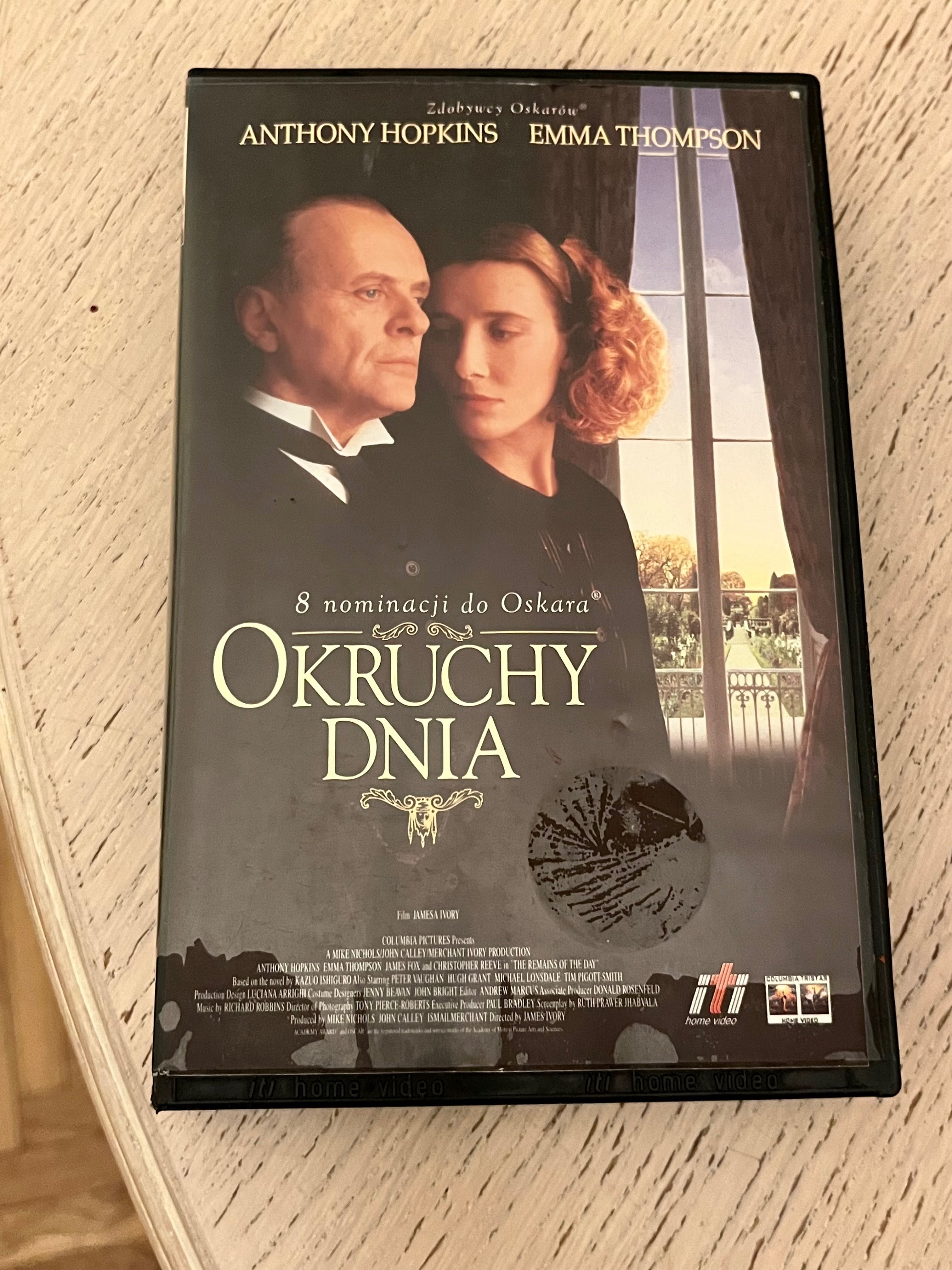 Kaseta VHS film Okruchy Dnia - Anthony Hopkins, Emma Thompson