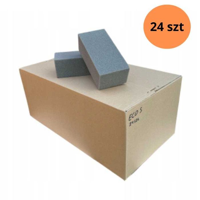 GĄBKA Florystyczna Sucha Sztuczne Kwiaty Segła Dekoracje ECO 24 SZT