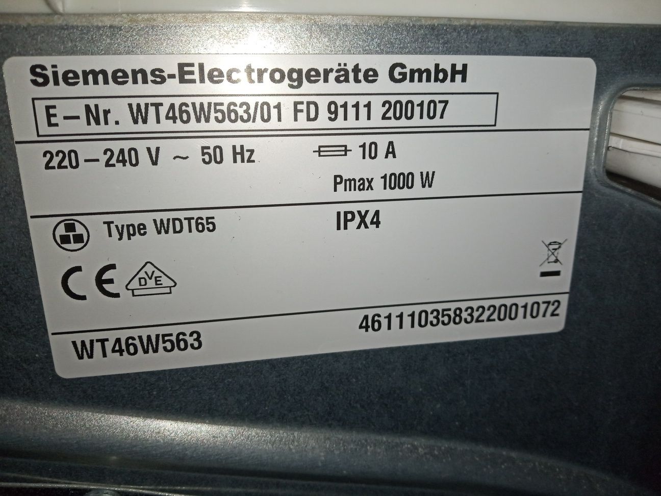 Сушильная машина Siemens IQ700 7кг ТЕПЛОВОЙ НАСОС А++ из Германии