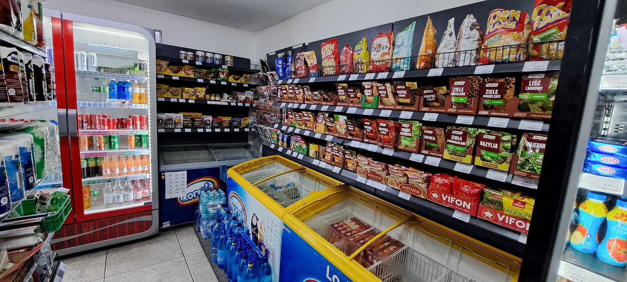 Wyposażenie sklepu spożywczego regały