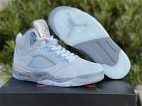 Кросівки Air Jordan 5 Retro Bluebird Ice Blue Джордан ретро голубі AJ5