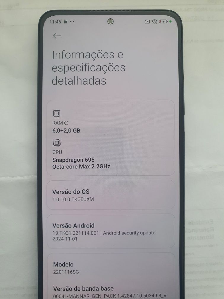 Xiaomi redmi note 11 pro 5G