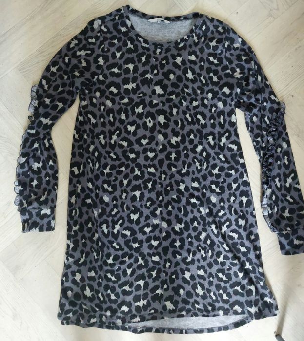 Sukienka tunika m panterka clockhouse