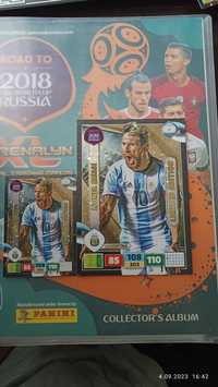 Karty limited edition road to world cup Russia 2018 Messi XXL Panini