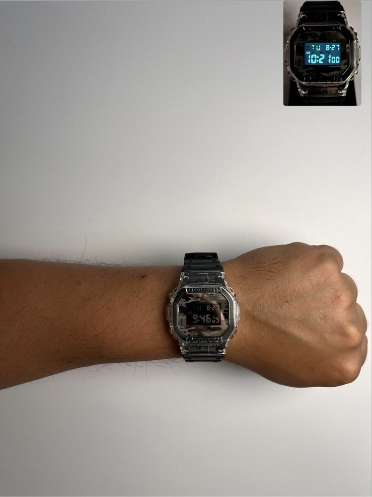 Casio DW-5600SKC, годинник касіо, часы джи шок Ø48.9мм
