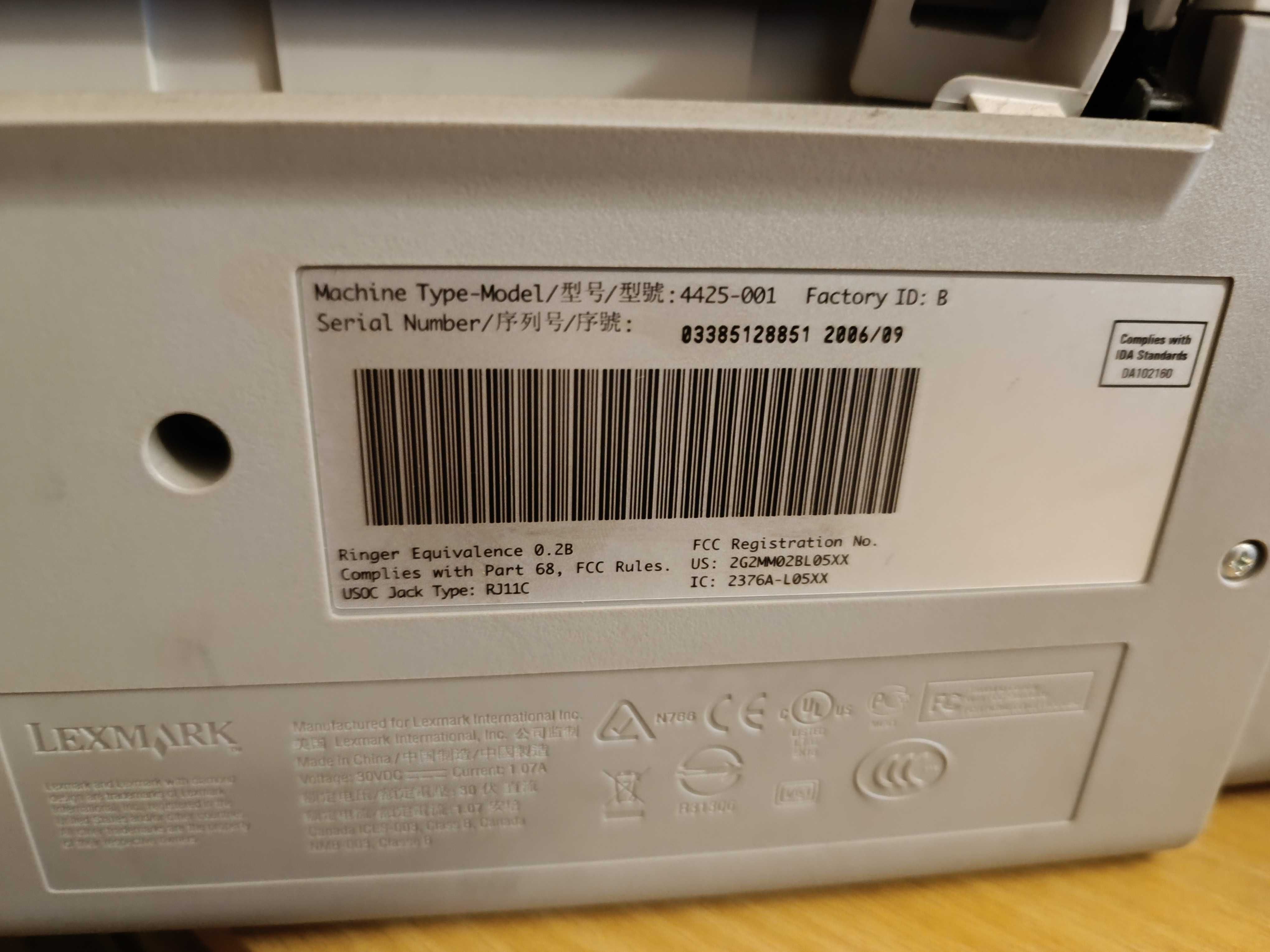 Impressora Multifunções Lexmark 5400 series