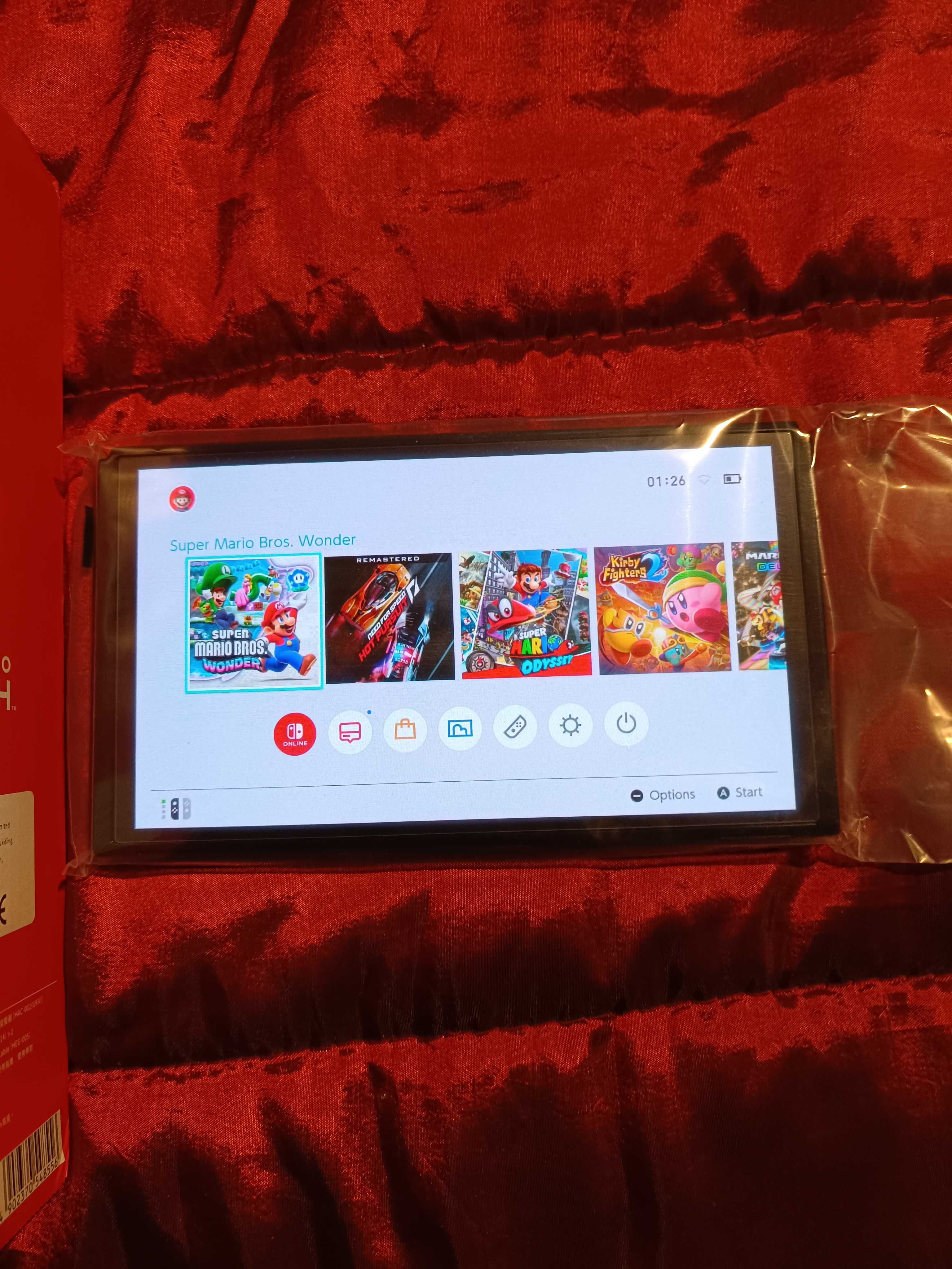 Nintendo oled Hwfly + karta 256
