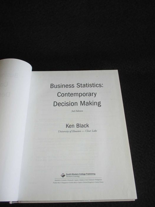 Livro Business Statistics Ken Black