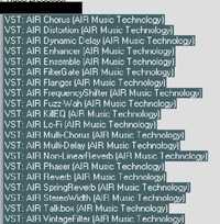 air music wtyczki daw auto tune focusrite native relab sonivox xln vst