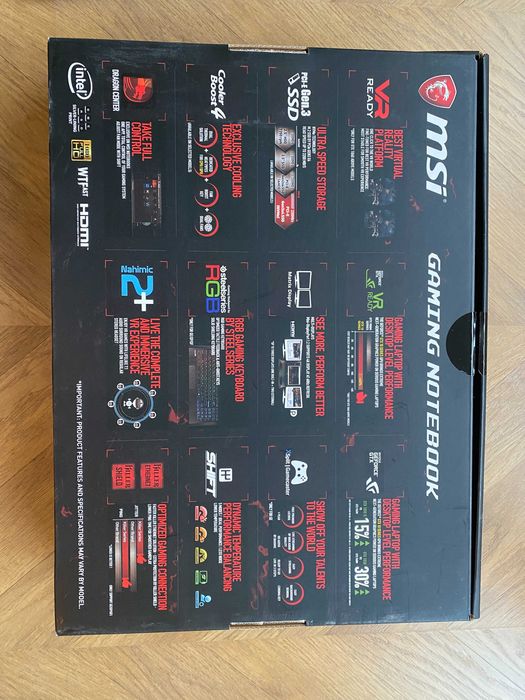 Laptop MSI GP62M – i7/16GB/SSD/GTX1050Ti