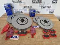 Travagem EBC Tarox DBA Discos Pastilhas Ferodo DS2500 CL Brakes Pagid